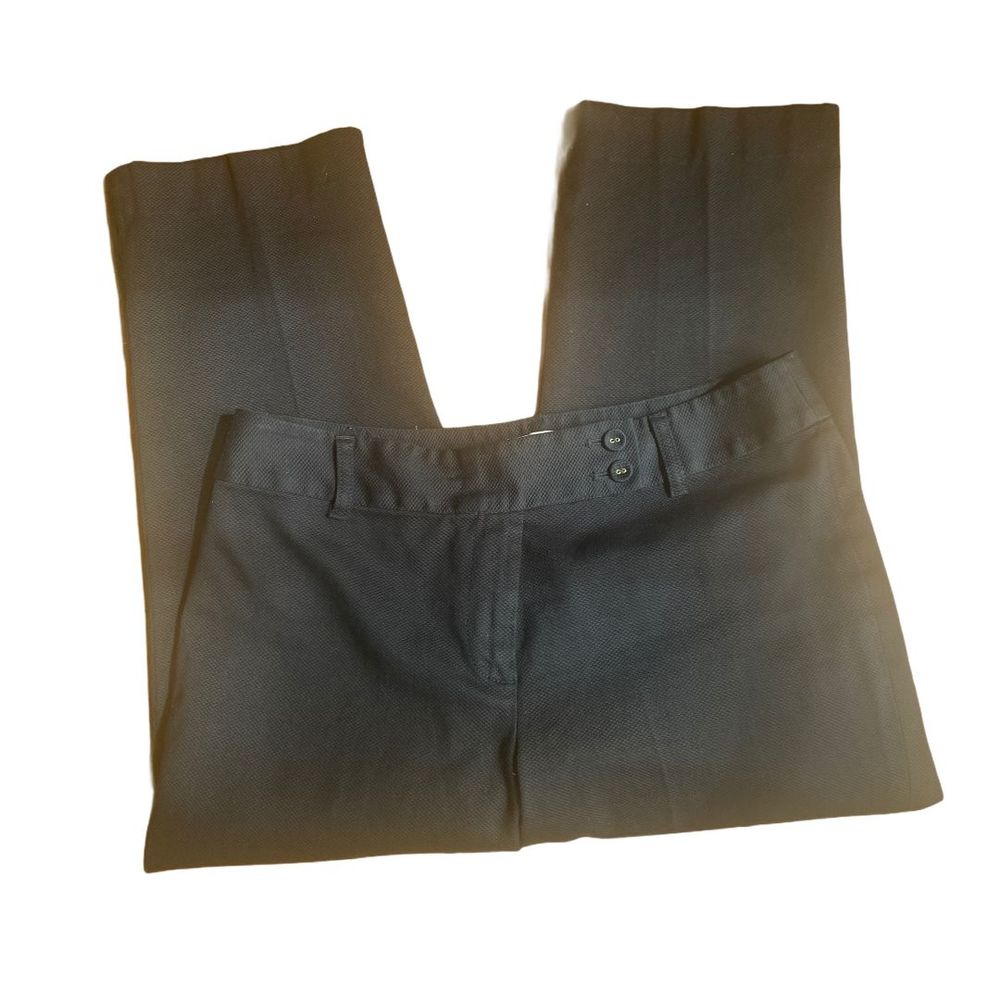 Ann Taylor Loft black cropped pants‎ sz 8